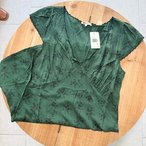 Levi’s Green Floral Dress Small